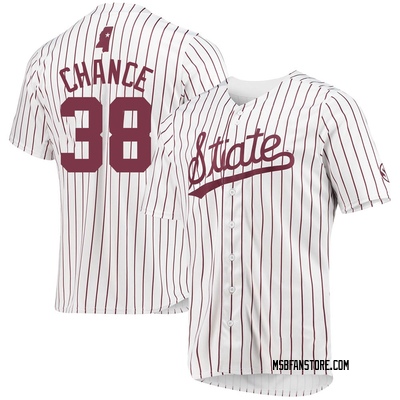 Mississippi State - NCAA Baseball : Bryce Chance Cream State Jersey