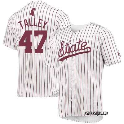 Youth ProSphere #1 White Mississippi State Bulldogs Baseball Jersey