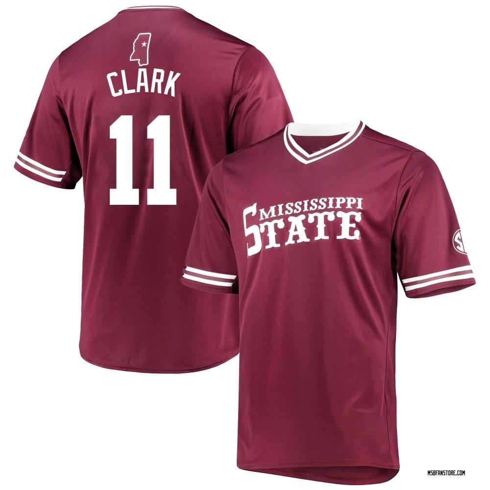 Mississippi State - NCAA Baseball : Kellum Clark Cream State Jersey