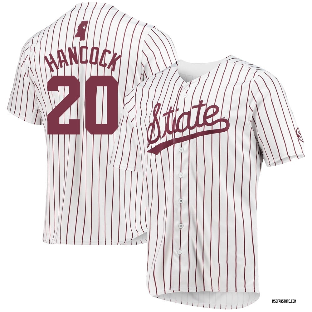 Men's White Mississippi State Bulldogs Replica Baseball Jersey