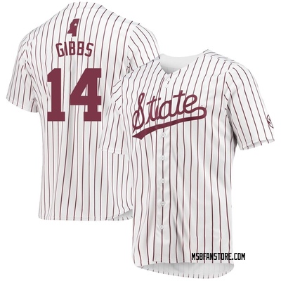 Men's adidas White Mississippi State Bulldogs Replica Baseball Jersey