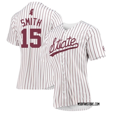 Mississippi State - NCAA Baseball : Graham Yntema White Pinstripes