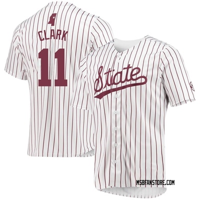 Mississippi State - NCAA Baseball : Kellum Clark Cream State Jersey